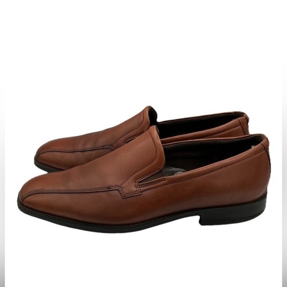 Ecco Edinburgh Bike Toe Loafer Men’s Size EU 45 US 11 Cognac Brown main image 6